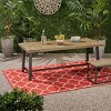 NicBex Outdoor Dining Table,Square/Rectangular Patio Table with Acacia Wood Top for 3-4 Person,Outdoor Furniture - 4 of 4