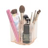 Trio Home Square Rotating 4 Compartment Cosmetic & Beauty Organizer, Brush Holder, Makeup, Jewelry, Office Accessories, Vanity Holder - 2 of 4