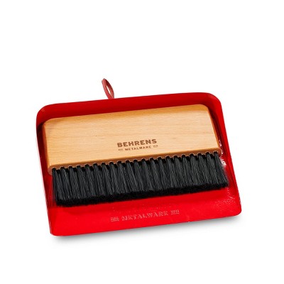 Behrens Dust Pan with Beech Wood Hand Broom