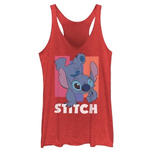 Womens Lilo & Stitch Thumbs Up Racerback Tank - 1 of 4