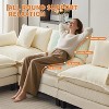 112" Modular Sectional Sofa, U-Shape Cloud Couch/Deep Seat/Armrest/Plush Corduroy Fabric, No Assembly Required, Space-Saving - 3 of 4
