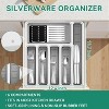 Attop 49-Piece Stainless Steel Silverware Set with Cutlery Organizer, Service for 8 with Steak Knives and Kitchen Utensils - 3 of 4