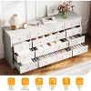 12 Drawers Wood Dressers for Bedroom, 63" Long Wooden Dresser for Living Room, Hallway, 16" Wide TV Stand Dresser for 65 Inch TV - 3 of 4