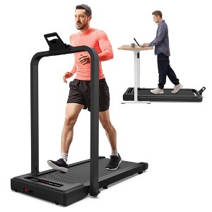 Redliro 2-in-1 Walking Pad Treadmill, Quiet 2.5HP Portable Treadmill for Home, Under-Desk Walking Pad with 300 lbs Capacity - 1 of 4