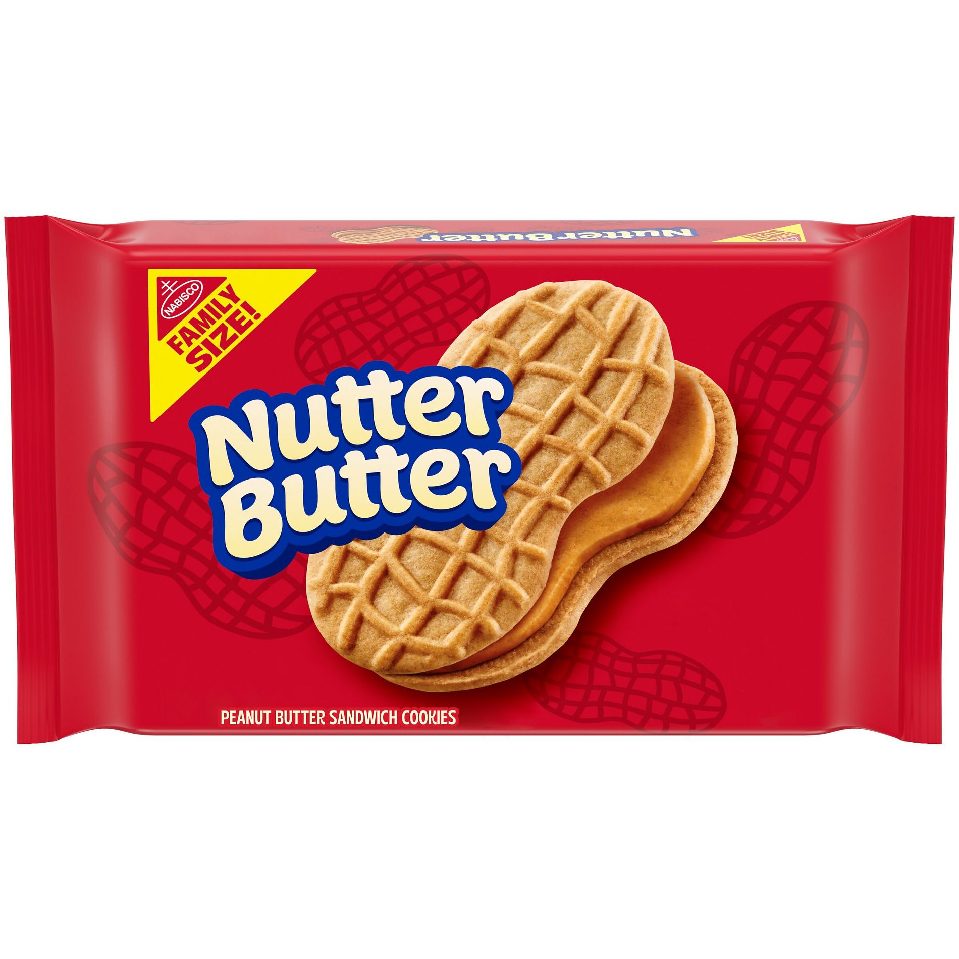 Nutter Butter Peanut Butter Sandwich Cookies - Family Size - 16oz