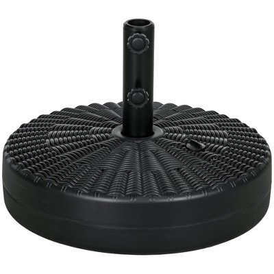 MOEPISY Fillable Umbrella Base with Steel Umbrella Holder