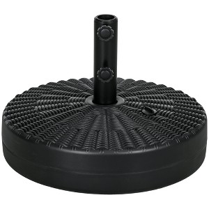 MOEPISY Fillable Umbrella Base with Steel Umbrella Holder - 1 of 4
