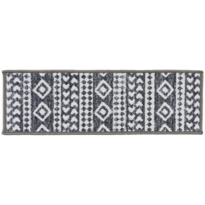 World Rug Gallery Geometric Bohemian Non-Slip Stair Treads