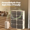 Foldable and Stackable Shoe Rack, Free Combination, Space-saving Storage and Organization, Suitable for Bedroom, Home - 4 of 4