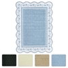 Garvee Area Rugs for Living Room Bedroom Scalloped Floral Bordered Rug Soft Non Slip Low Pile Indoor Carpet - 3 of 4