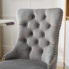 NicBex Adjustable Office Chair with Tufted Button, Velvet Upholstered Swivel Vanity Chair with Metal Base, Modern Desk Chair for Office, Home - 4 of 4