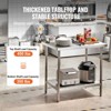 VEVOR 24 x 36 x 36 Inch Stainless Steel Work Table, Commercial Food Prep Worktable Heavy Duty Prep Worktable, Metal Work Table - 4 of 4