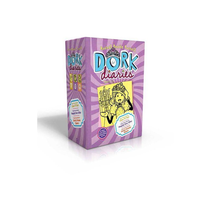 Dork Diaries Books 7-9 (Boxed Set) - by  Rachel Renée Russell (Hardcover), 1 of 2