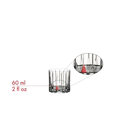 Riedel 10 fl oz Clear Glass Rocks Set