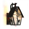 YIYIBYUS Waterproof Outdoor Wall Sconces Frosted Glass Flower Wall Lamp - 3 of 4