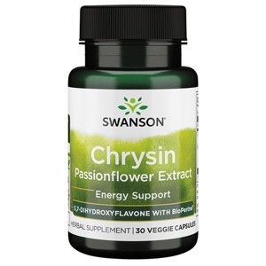 Swanson Herbal Supplements Chrysin Passionflower Extract, 30 Veg Caps. - 1 of 2