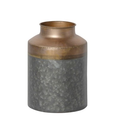 VIP Metal 10 in. Brown Canister
