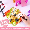 Joyfy 12 Packs Valentine's Day Telescopic Suction Pop Tubes with Cards | Fun Kids Party Favors & Classroom Gifts - 4 of 4