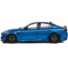 2022 Alfa Romeo Giulia GTA Anodized Blue Metallic with Carbon Top 1/18 Diecast Model Car by Solido - 3 of 4