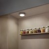 GE 4 Watt Dimmable Modern Easy Linking Corded Electric ‎Ceiling Mount Plastic 5,0000 Hour 3.1 Inch Diameter LED Puck Lights, Set of 5, Silver - 4 of 4