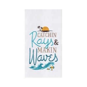 C&F Home Catchin Rays, Makin Waves KT Flour Sack Dishtowel - 1 of 2
