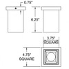 Access Lighting I-Lite 1 - Light Flush Mount in  Black - 2 of 4