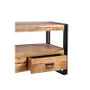 Industrial Reclaimed Wood & Iron TV Stand, 3 Drawers, Shelf, 60" Wide - Timbergirl - 3 of 4