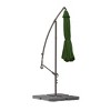 WestinTrends 10 Ft Outdoor Patio Cantilever Offset Umbrella with Base Weights - 2 of 3