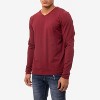 X RAY Men's V Neck & Henley Long Sleeve t shirts,new tshirt - 3 of 4