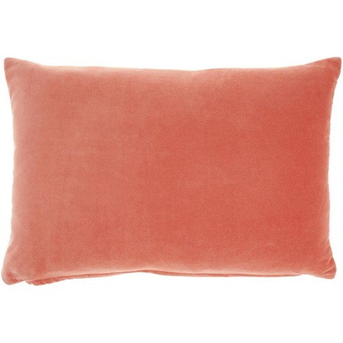 Salmon hotsell velvet pillow