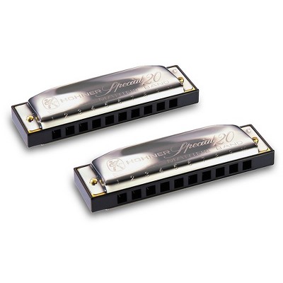 Hohner Progressive Series 560 Special 20 Harmonica (2-Pack) G#