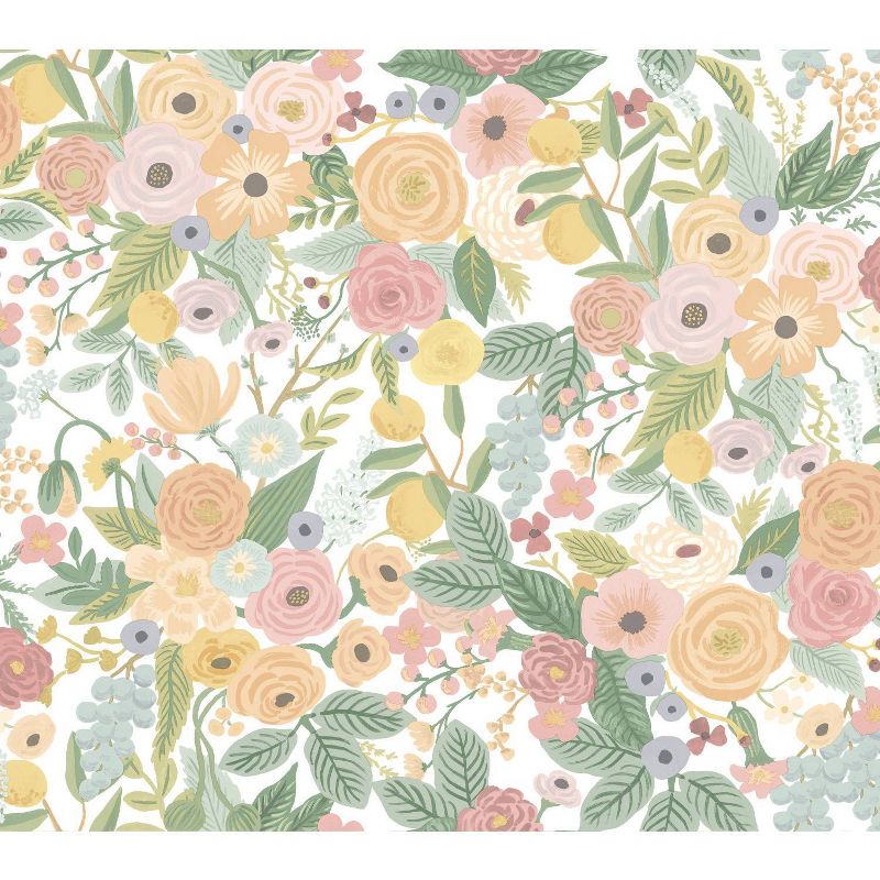 Rifle Paper Co. Garden Party Peel and Stick Wallpaper Pastel Multi, 3 of 7