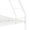 Royal Hampton Twin over Full Bunk Bed with Attached Ladder, White Metal - 3 of 4