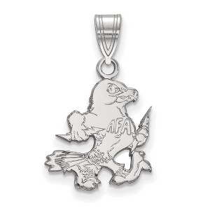 Black Bow Jewelry 14k White Gold United States Air Force Academy Fighting Falcons NCAA Medium Pendant - 1 of 3