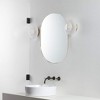 TEHOME Oba  Oval Metal Framed Wall Mounted Bathroom Vanity Mirror - 2 of 4