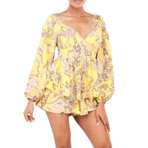 Women's LONG SLEEVE ROMPER - LUXXEL - 1 of 2