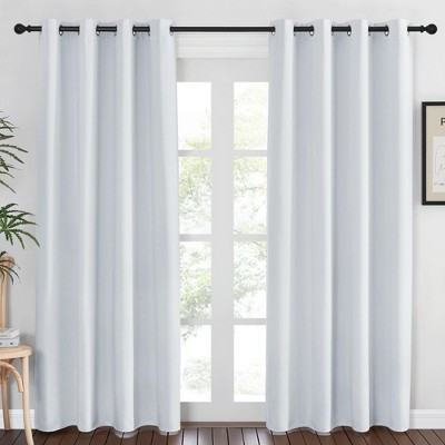 NICETOWN Grommet Top Blackout Curtains, Thermal Insulated Noise Reducing Window Drapes (Set of 2)