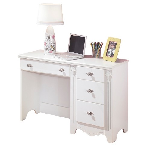 exquisite bedroom desk white - signature designashley