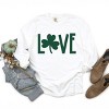 Simply Sage Market Love Clover Puff  Garment Dyed Long Sleeve - 3 of 4