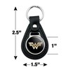 Wonder Woman 1984 Golden Logo Black Leather Keychain - 2 of 4