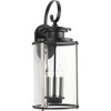 Progress Lighting Squire 3-Light Large Wall Lantern, Antique Bronze, Clear Glass Shade - 3 of 4