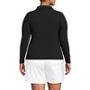 Lands' End Women's Long Sleeve Pointelle Rib Keyhole Polo Top - 2 of 4