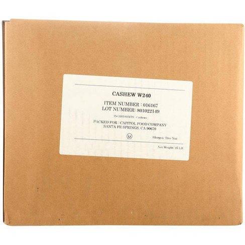 Bulk Cashew W240 - Case of 1 - 25 lb - image 1 of 1