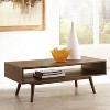 Cocktail Table Brown - Signature Design by Ashley: Mid-Century, Living Room, Open Shelf Storage - 2 of 3