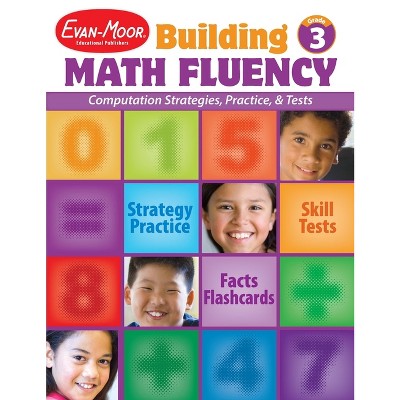 Building Math Fluency, Grade 3 Teacher Resource - by  Evan-Moor Educational Publishers (Paperback)