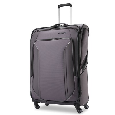 American Tourister 29'' Axion Checked Softside Suitcase - Black