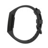 Zodaca Silicone Watch Band Compatible with Fitbit Charge 3, Charge 3 SE (Large), and Charge 4, Fitness Tracker Replacement Bands, Black - image 3 of 3