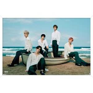 Trends International TXT TOMORROW X TOGETHER - 5th Mini Album - The Name Chapter: TEMPTATION / Farewell Framed Wall Poster Prints - 1 of 4