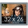 PosterPalooza | Textured Blue Picture Frame - UV Acrylic, Backing Board, Hanging Hardware Included - 2 of 4