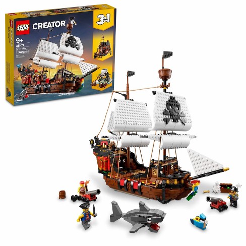 Manhattan teenagere kilometer Lego Creator 3 In 1 Pirate Ship Toy Set 31109 : Target